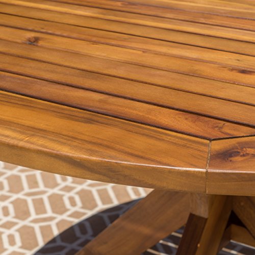 Acacia Wood Round Dining Table P861606