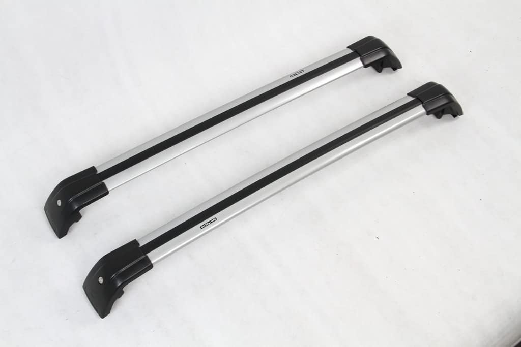 Roof Rack Side Rails Cross Bars for Ford Escape 2020 2021 2022 (Silver/Black) N720
