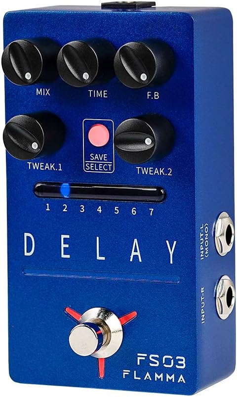 7 Storable Preset Slots Reverb Guitar Pedal N3475