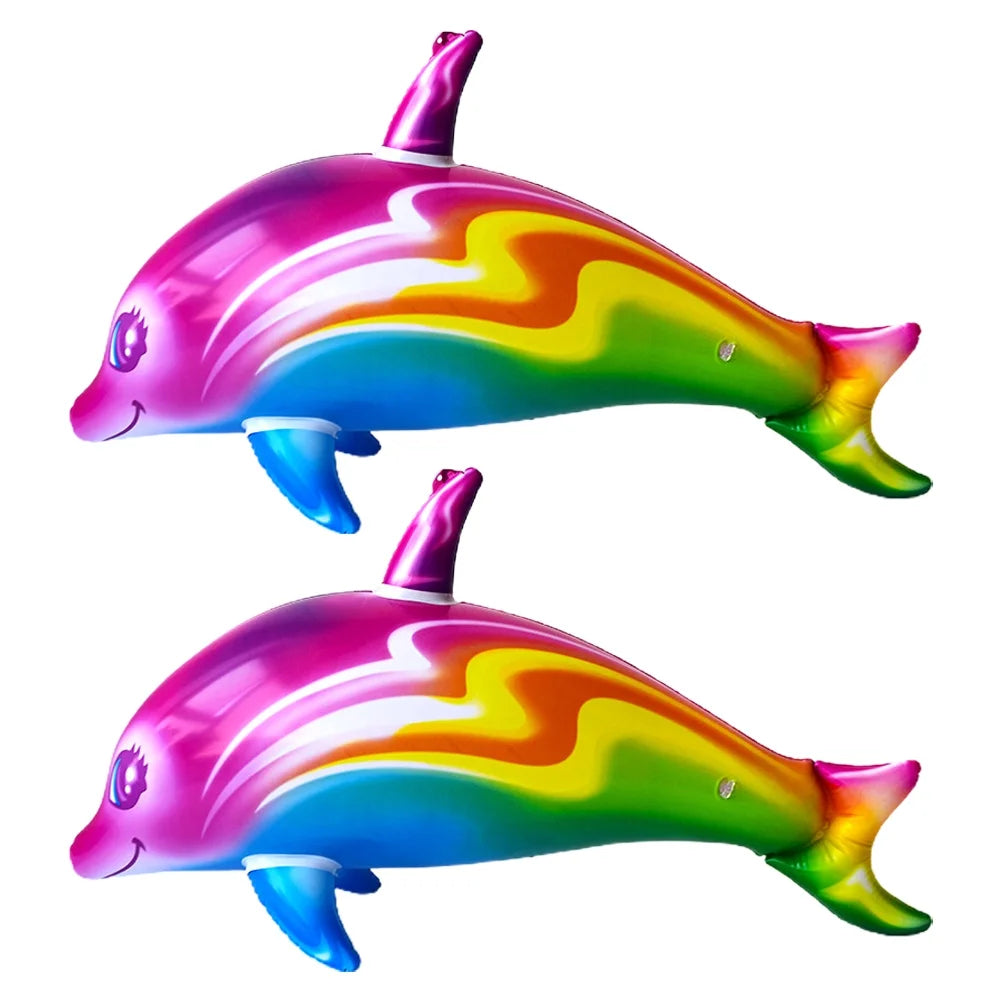 2pcs Big Inflatable Dolphin Toys G2561
