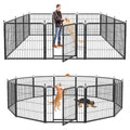Heavy Duty Anti-Rust Dog Playpen with Doors S989930
