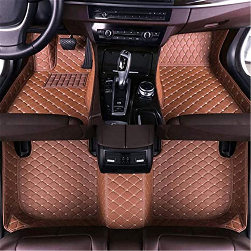 Purple Leather Full Car Floor Mats with Cargo Mat N695024