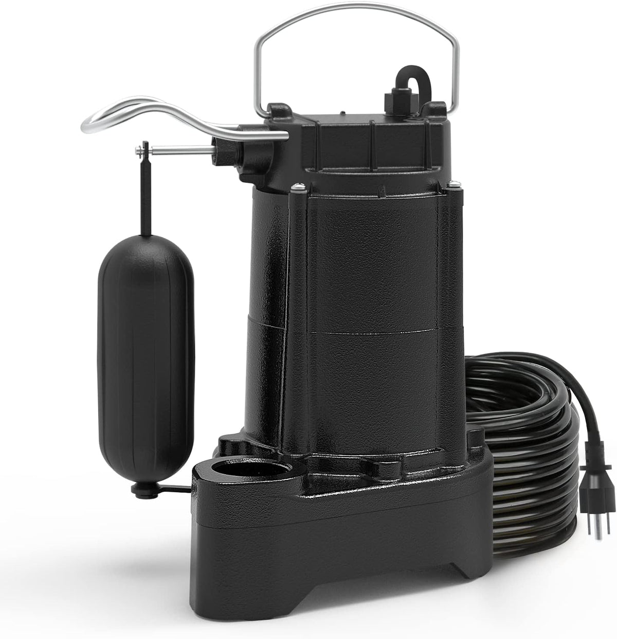 Submersible Sewage Pump 1/3HP Cast Iron 3680 GPH Automatic Vertical Float Switch Effluent Pump T80770