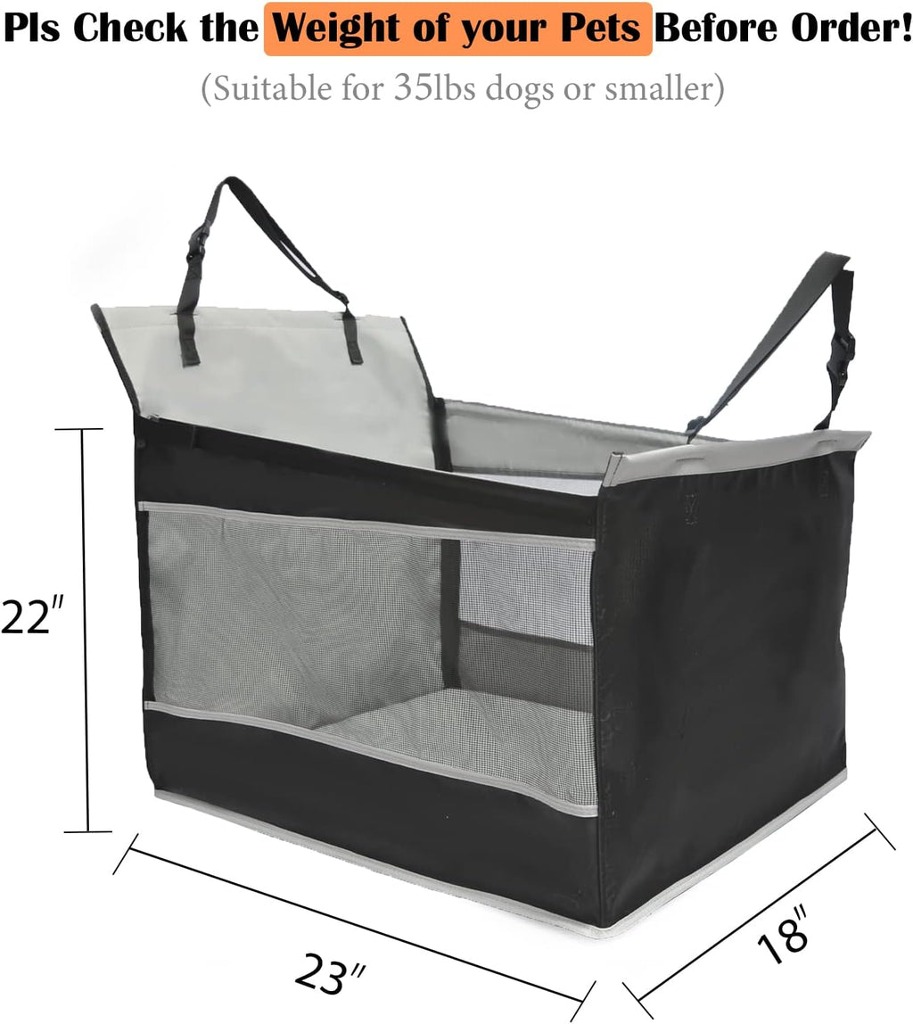 Dog Car Seat for Large Dogs with Seat Extender E740772