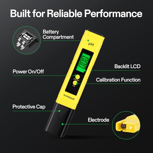 Digital 0.01pH High Accuracy Pen Type pH Meter M887296