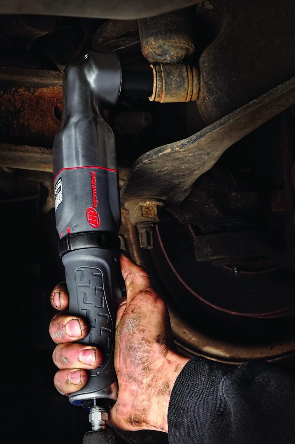 3/8" Pneumatic Air Impact Wrench, Right Angle, Low Profile, Gray X956820