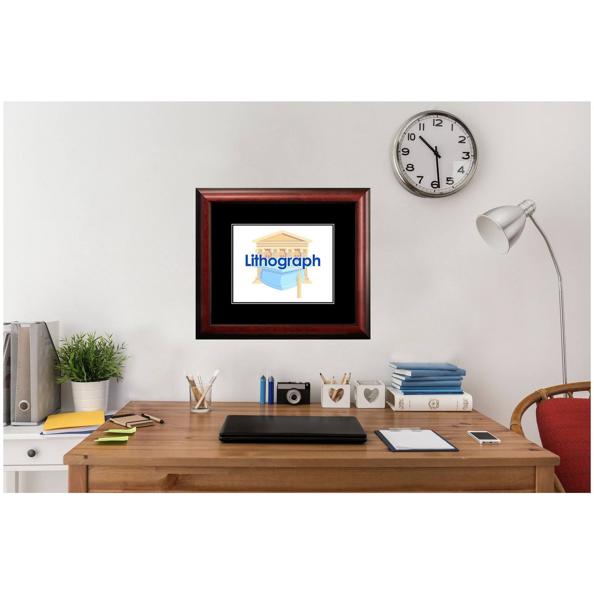 Framed Lithograph Z388