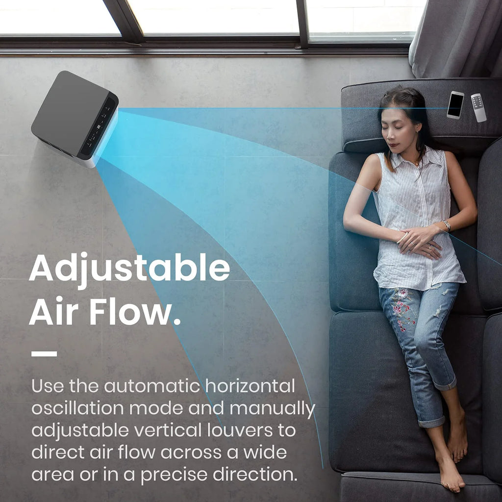 4 in 1 Portable Air Conditioning Unit with Fan, Dehumidifier, Window Venting Kit K679661