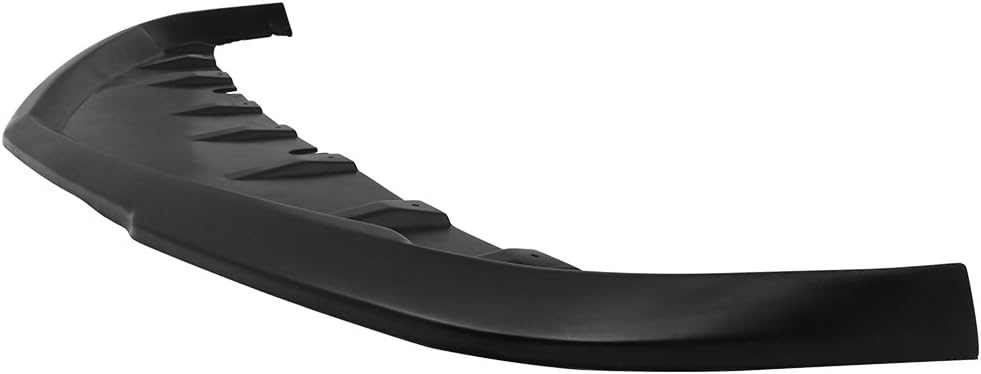 Unpainted Black Polyurethane Front Lip Splitter for 2014-2015 Chevy Camaro V6 LT LS F4551