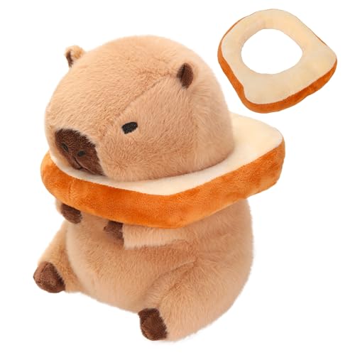 Capybara Plush with 10 Pcs Clothes & Accessories N399